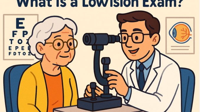 معاینه کم بینایی چیست؟