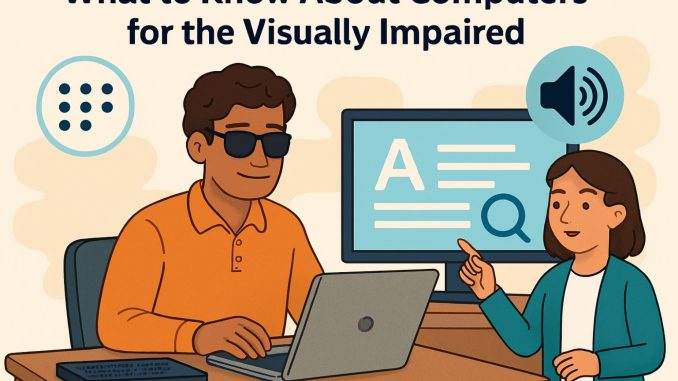 نکاتی که باید در مورد کامپیوتر برای افراد کم بینا بدانید