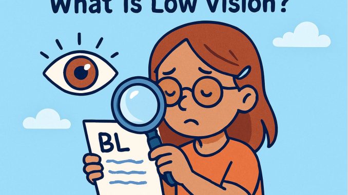 کم بینایی چیست؟