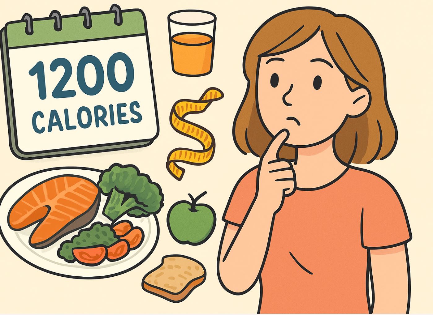 رژیم غذایی ۱۲۰۰ کالری چیست؟