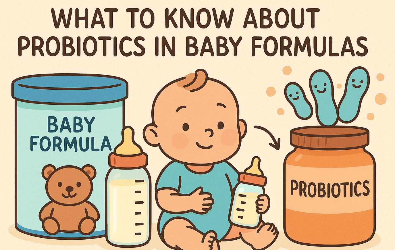 آنچه باید در مورد پروبیوتیک‌ها در شیر خشک کودک بدانید