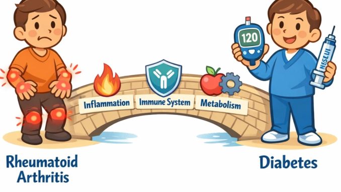 آرتریت روماتوئید و دیابت