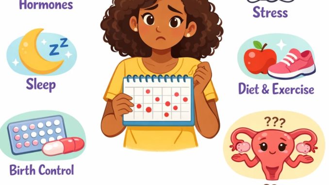 پریود من اینقدر نامنظم