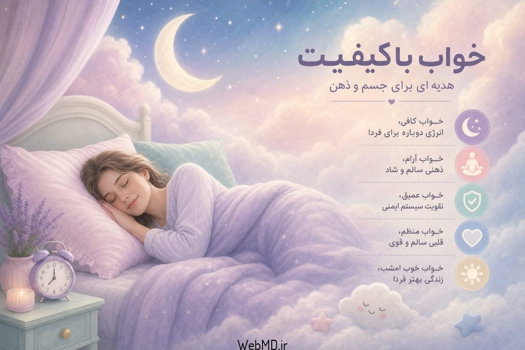 داشتن یک خواب شبانه باکیفیت نهتنها برای سلامت جسم، بلکه برای سلامت روان نیز ضروری است.