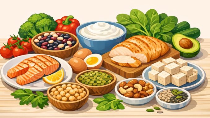 رژیم غذایی سالم منابع پروتئین برای یک رژیم غذایی سالم