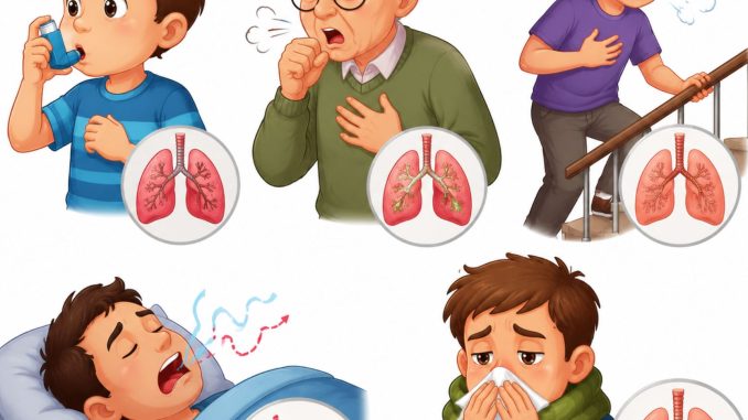 مشکلات تنفسی اگر در تنفس مشکل دارید، به پزشک خود اطلاع دهید. اگر در تنفس همراه با علائم گیجی یا درد در قفسه سینه، فک یا بازو مشکل دارید، با اورژانس تماس بگیرید.