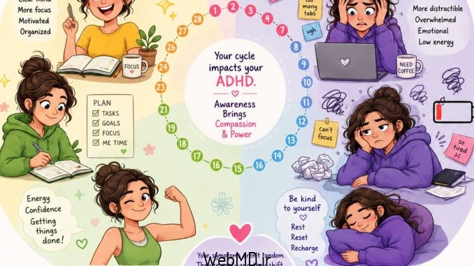 ADHD و چرخه قاعدگی شما ADHD و چرخه قاعدگی شما