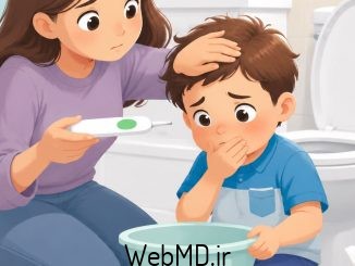 چرا فرزندم بدون تب بالا میآورد؟