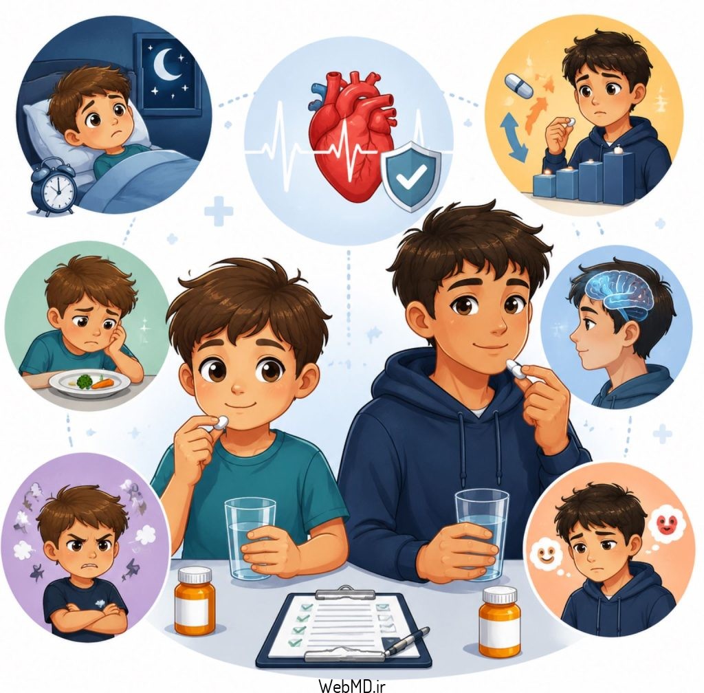 عوارض جانبی و خطرات مرتبط با استفاده طولانی مدت از داروهای ADHD عبارتند از:
بیماری قلبی
فشار خون بالا
تشنج
ضربان قلب نامنظم
سوء مصرف و اعتیاد
تغییر رنگ پوست