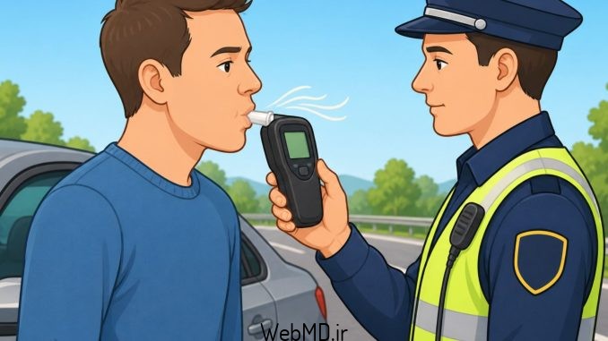آزمایش الکل تنفسی آزمایش الکل تنفسی