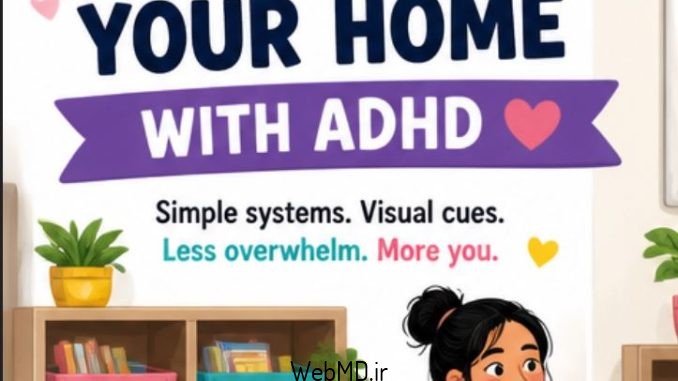سازماندهی خانه با ADHD سازماندهی خانه با ADHD