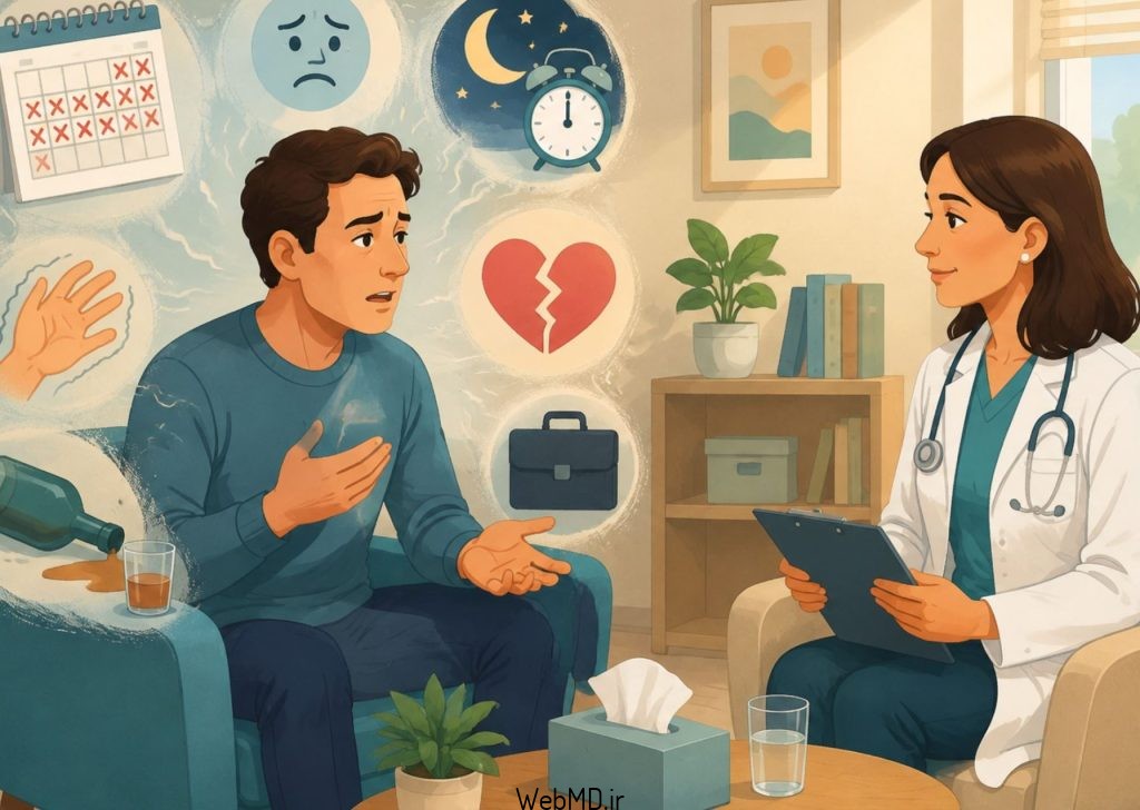 وقتی تصمیم گرفتید با پزشک خود صحبت کنید، در مورد مصرف الکل خود رک و صریح باشید و تا جایی که میتوانید جزئیات را ارائه دهید. این میتواند به آنها کمک کند تا ببینند آیا شما به اختلال مصرف الکل مبتلا هستید یا در معرض خطر ابتلا به آن هستید. همچنین به آنها کمک میکند تا بهترین مراقبت را برای شما انتخاب کنند.