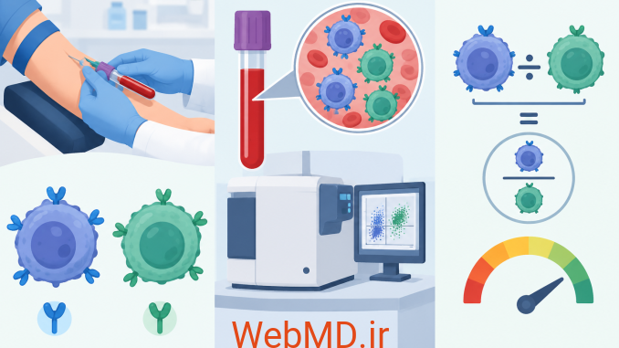 آنچه باید درباره آزمایش نسبت CD4 به CD8 بدانید