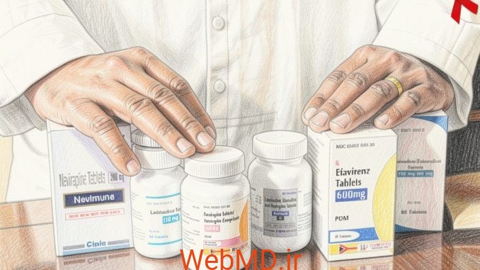 1 (2) مهارکنندههای غیرنوکلئوزیدی ترانسکریپتاز معکوس (NNRTIs) در درمان HIV