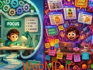 مغز ADHD در مقابل مغز غیر ADHD