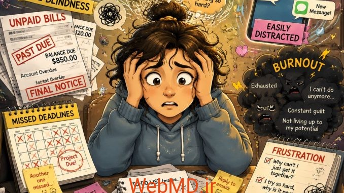 2 خطرات ADHD درمان نشده