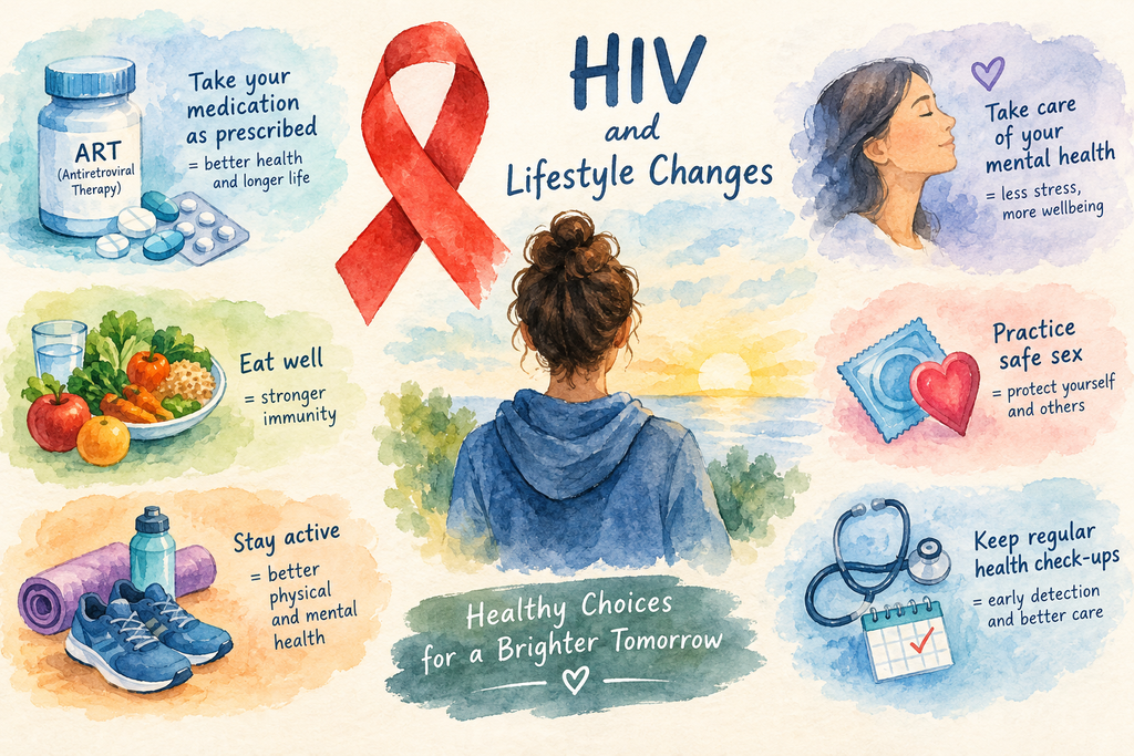 افراد مبتلا به HIV میتوانند زندگی طبیعی و فعالی داشته باشند. با کمک و راهنمایی پزشک، میتوانید اقداماتی انجام دهید که به حفظ سلامت شما در بهترین شرایط ممکن کمک کند.