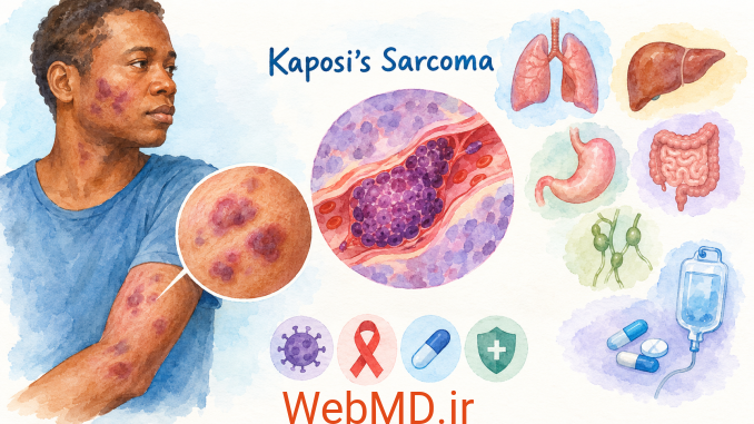 1 (3) سارکوم کاپوزی (Kaposi’s Sarcoma؛ KS)