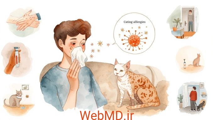 آیا به گربه‌ها حساسیت دارید؟