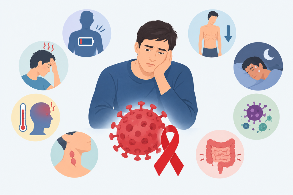 علائم عفونت مزمن HIV چیست؟